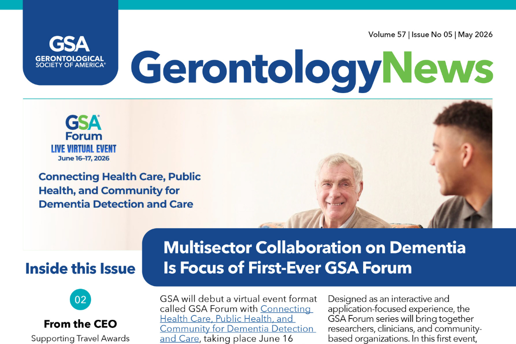 Gerontology News May 2026
